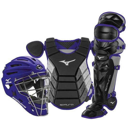 Mizuno Youth 14" Samurai Baseball Catcher's Gear Box Set 380420 - SPC Sports380420-Black/PurpleMizuno