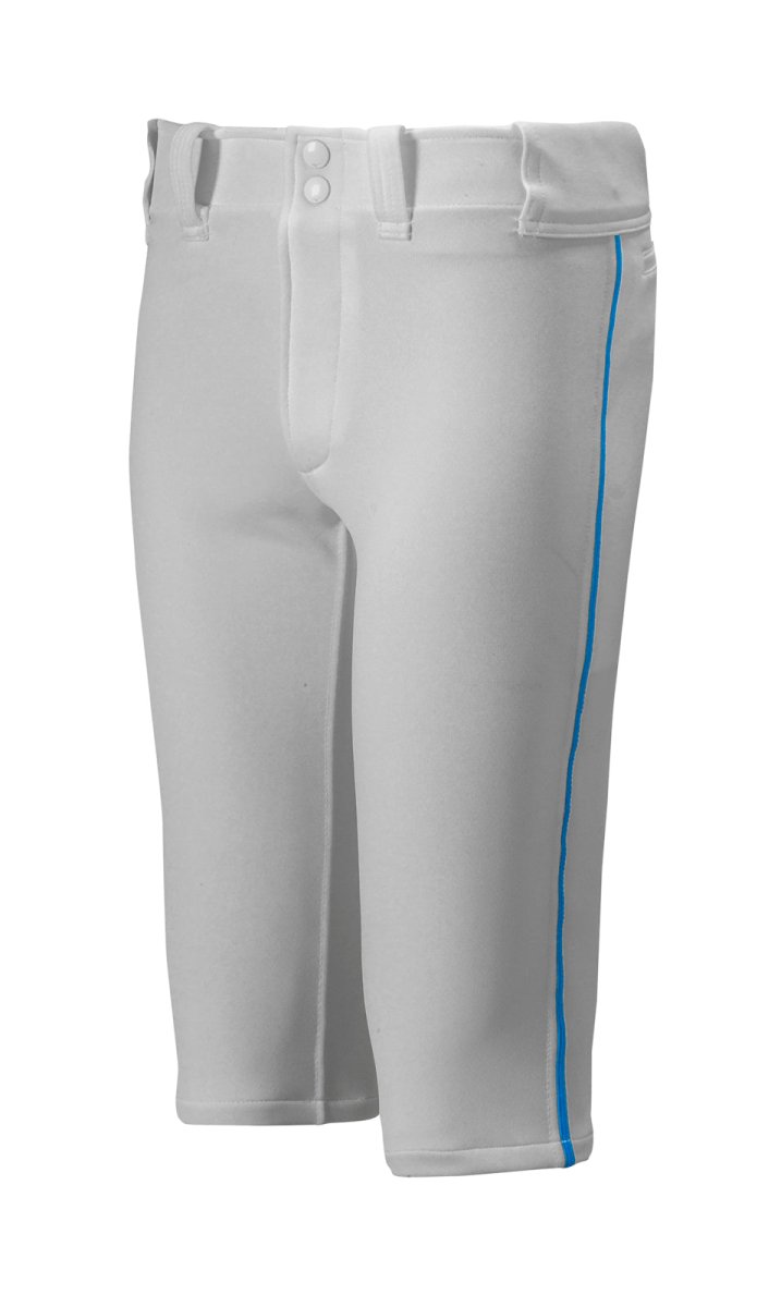 Mizuno Youth Premier Short Piped Baseball Pant 350410 - SPC Sports350410-S-Gray/RoyalMizuno