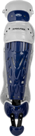 Rawlings-VELO-2.0-LGVELI-Intermediate-15-5-Inch-Catchers-Leg-Guards-Navy-White-Front-View
