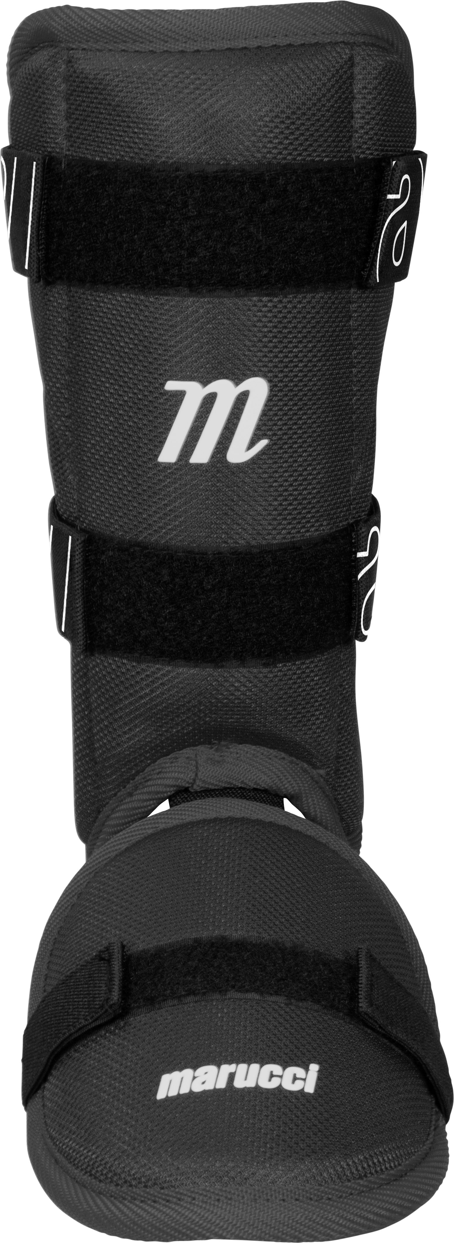 Marucci Baseball/Softball Batters Leg Guard MPLG4 with Adjustable Pliable Design and Removable Foot Cap for Comprehensive Protection