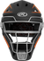 Rawlings-VELO-2.0-CHV27S-Matte-Senior-Catchers-Helmet-Black-Orange-Front-View