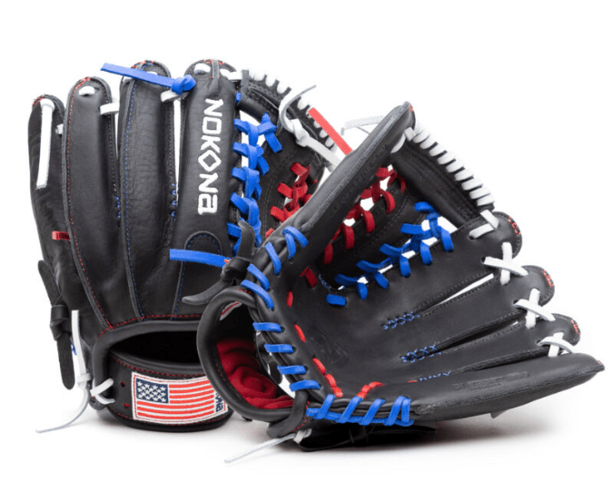 Nokona S1 All - American 11 1/4" Baseball Glove S1 - EP200M - BK - POP - SPC SportsS1-EP200M-BK-POP-LNokona
