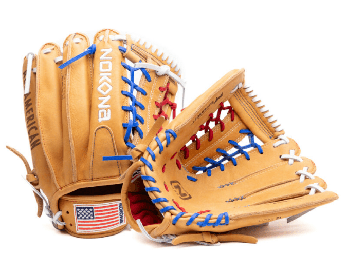 Nokona S1 All - American 12" Baseball Glove S1 - EP600M - TN - POP - SPC SportsS1-EP600M-TN-POP-LNokona