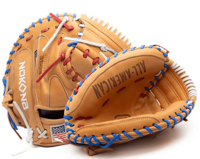 Nokona S1 All - American 30" Catcher Baseball Glove S1 - EP120C - TN - POP - SPC SportsS1-EP120C-TN-POP-LNokona