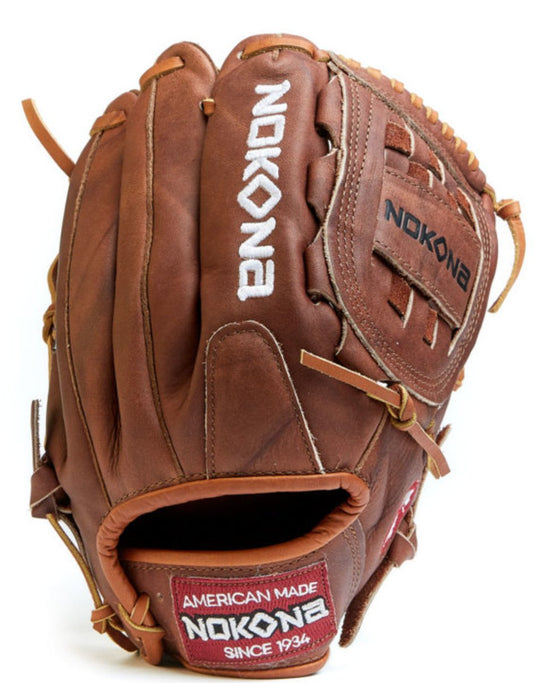 Nokona Walnut 12" Pitcher/Infielder's Baseball Glove W - 1200 - SPC