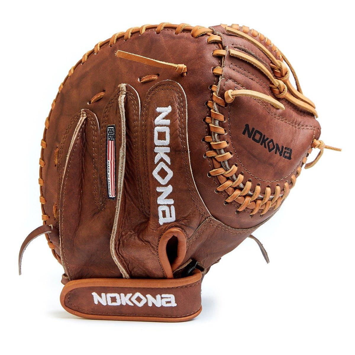 Nokona Walnut 32 1/2" Fastpitch Softball Catcher's Mitt W - V3250 - SPC