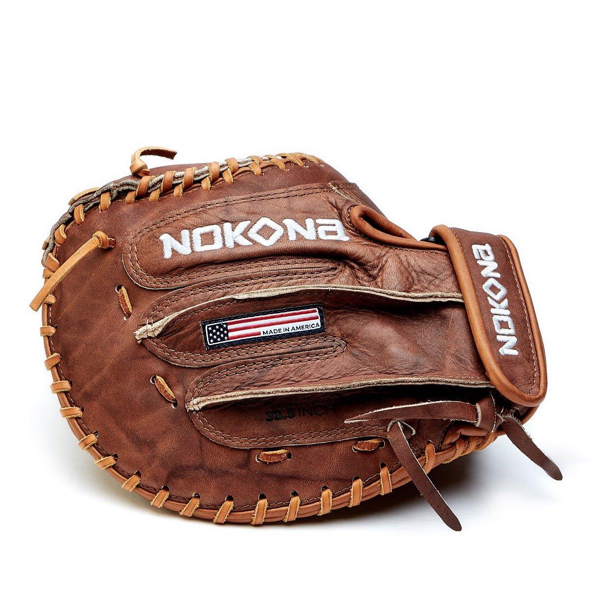 Nokona Walnut 32 1/2" Fastpitch Softball Catcher's Mitt W - V3250 - SPC