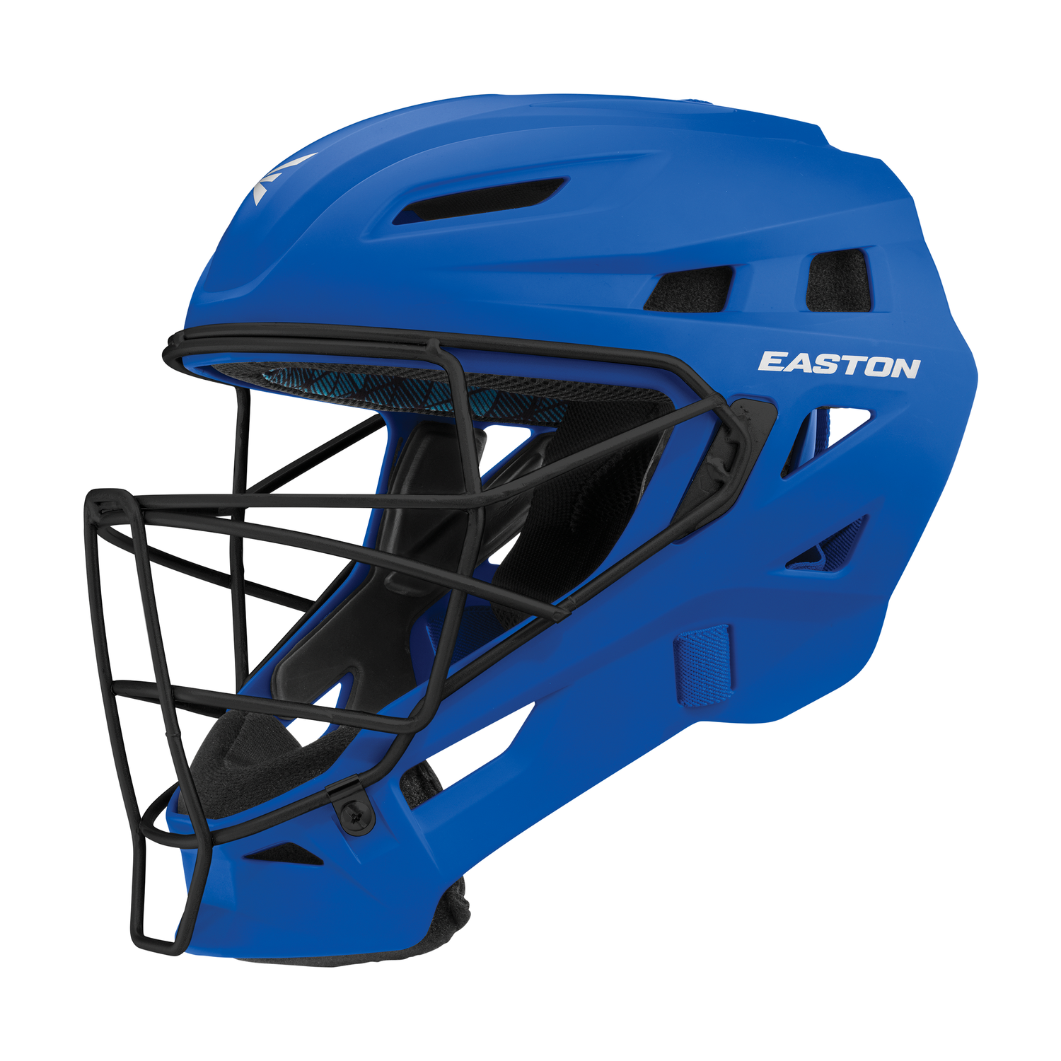 Easton-Elite-X-ELXCHS-Small-Hockey-Style-Catchers-Helmet-Royal-Front-View