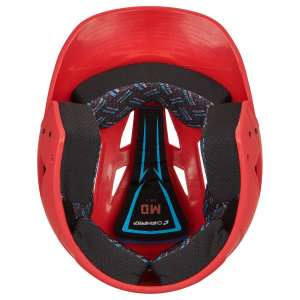 Champro-HX-Gamer-Baseball-T-Ball-Batting-Helmet-HXM-Scarlet-Front-View