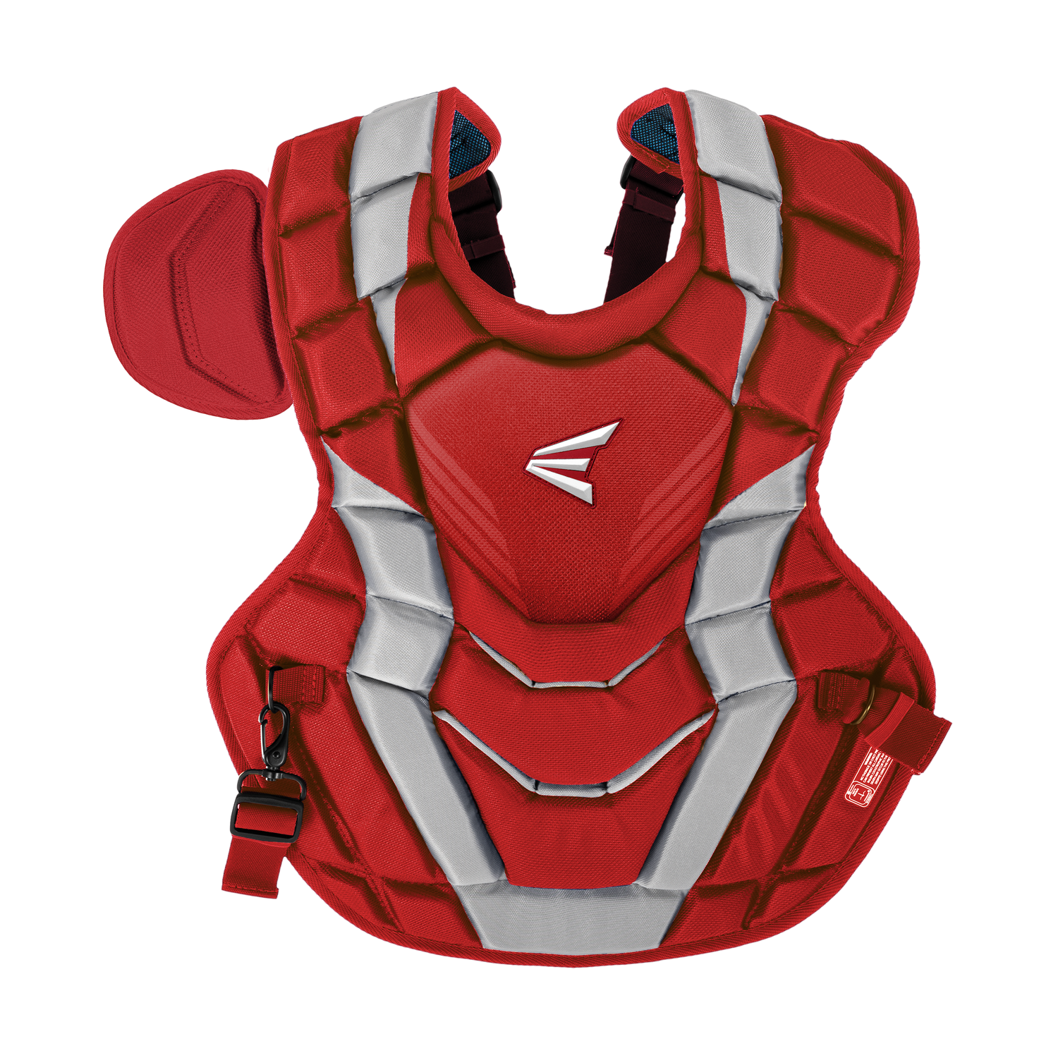 Easton-Elite-X-ELXKITY-Youth-Catchers-Box-Set-Helmet-Chest-Protector-Leg-Guards-Red-Front-View