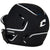 Champro-HXE-Matte-Medium-Baseball-Helmet-Jaw-Guard-HXEM2JG-Black-Front-View