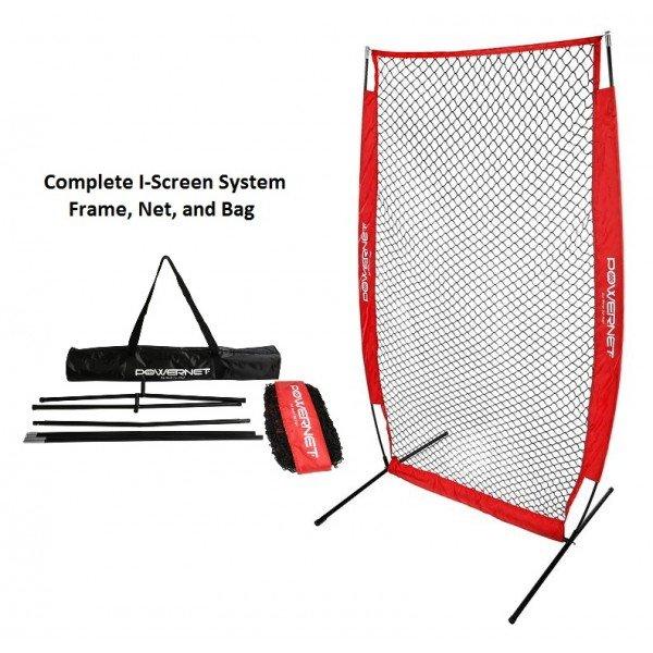 1003F-I-Screen-Protection-Net-7x4-Portable-Baseball-Softball-Net-With-Bow-Frame