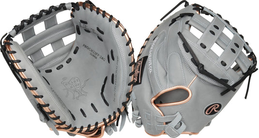 Rawlings Heart of the Hide CM33 33" Fastpitch Softball Catcher's Mitt PROCM33FP-24G