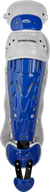 Rawlings-VELO-2.0-LGVELI-Intermediate-15-5-Inch-Catchers-Leg-Guards-Royal-White-Front-View