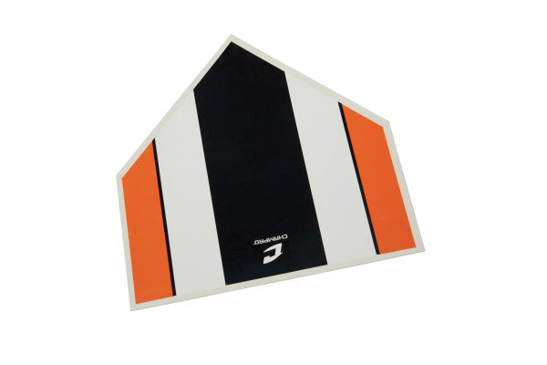 Champro-The-Zone-Training-Striped-Home-Plate-B024-Baseball-Softball-Strike-Zone-Front-View