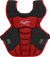 Rawlings-VELO-2.0-CPV2N-Adult-17-Inch-Catchers-Chest-Protector-Black-Scarlet-Front-View