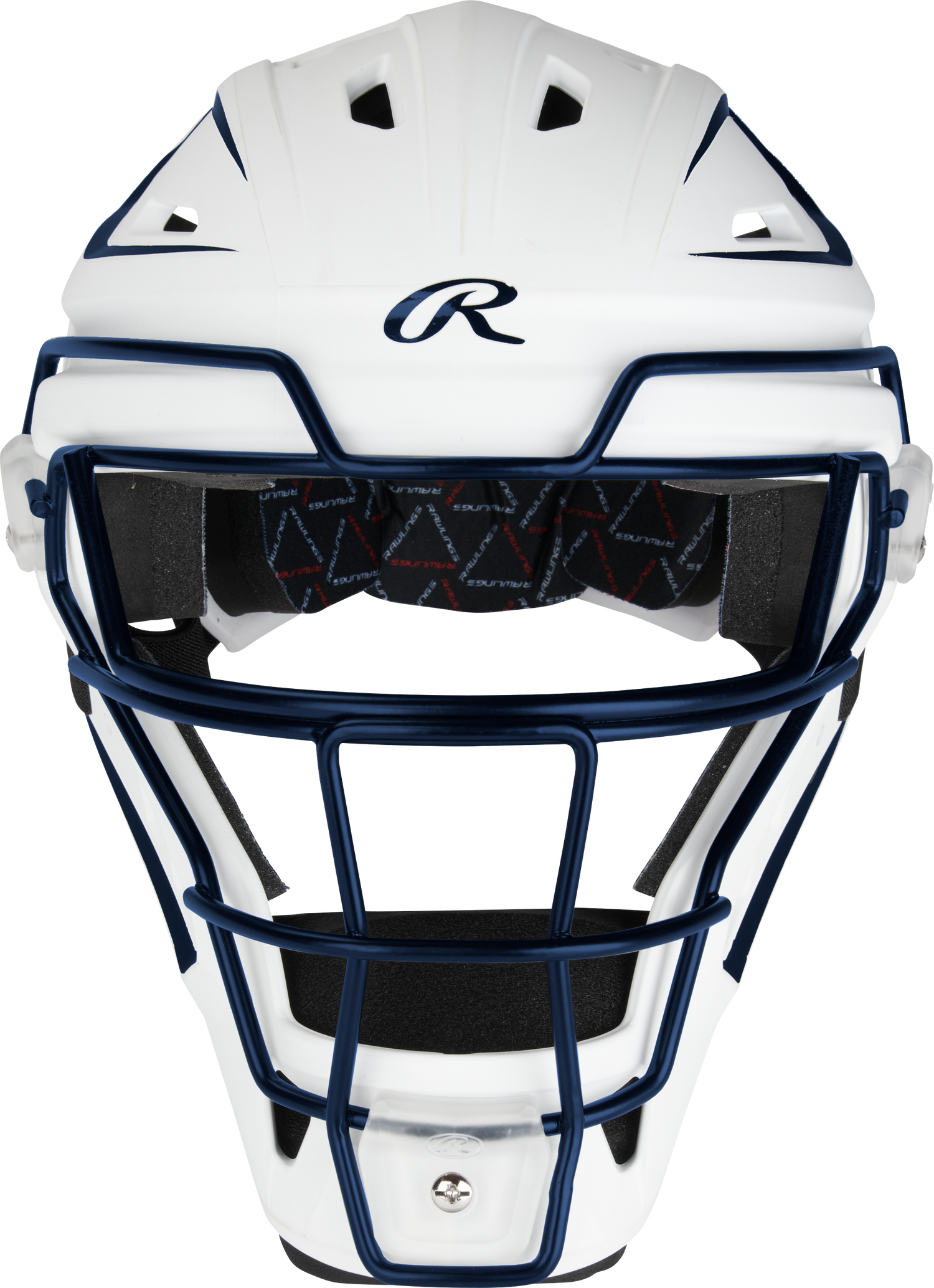 Rawlings-Velo-2.0-CSSBL-Large-Fastpitch-Catchers-Box-Set-Navy-White-Front-View