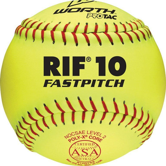 Rawlings RIF 12" ASA Safety Fastpitch Softballs R12RYSA