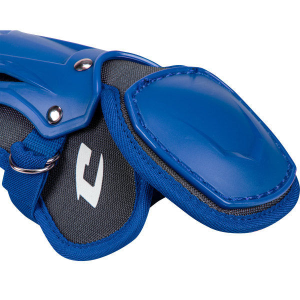 Champro-Optimus-Pro-Youth-Leg-Guard-CG186-Royal-Pair-Front-View