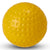 Champro-11-Inch-Dimple-Molded-Softball-CSB-57-Gold-Yellow-Pitching-Machine-Front-View