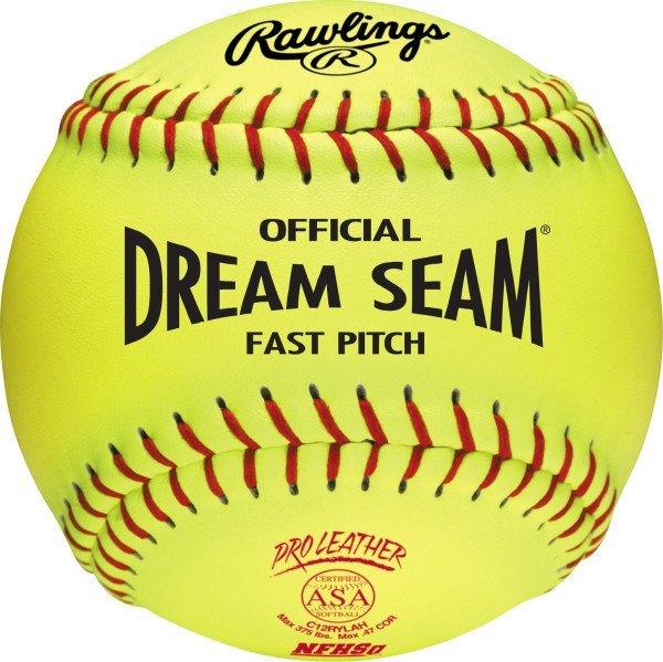 Rawlings Dream Seam 12" Leather ASA/NFHS Fastpitch Softball C12RYLAH - SPC