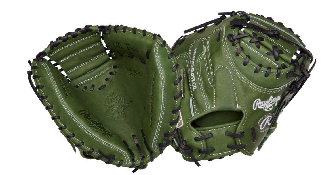 Rawlings Heart of the Hide 34" Military Green Baseball Catcher's Mitt PROCM41MG - SPC