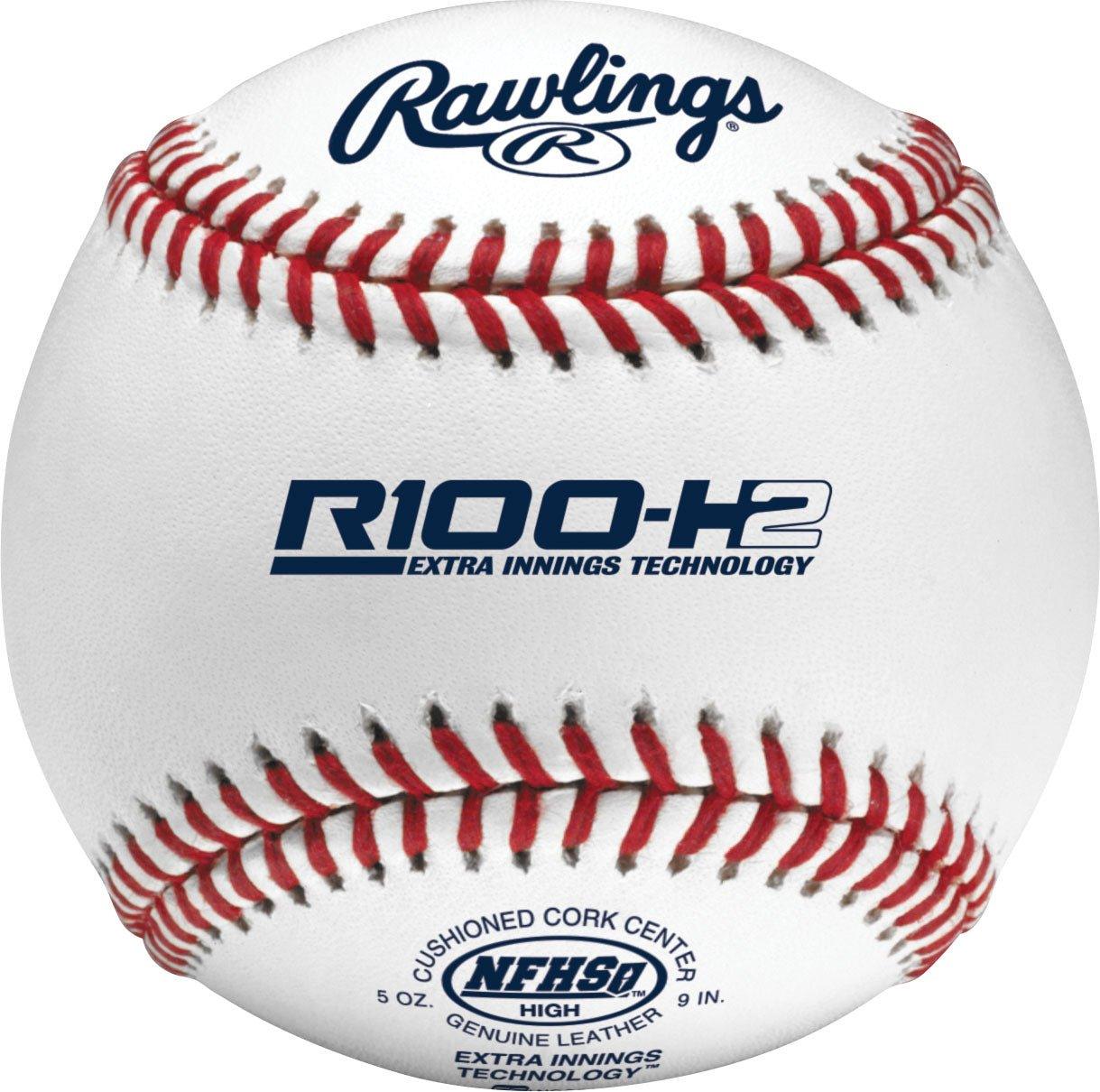 Rawlings Leather NFHS High School Baseball R100 - H2 - SPC