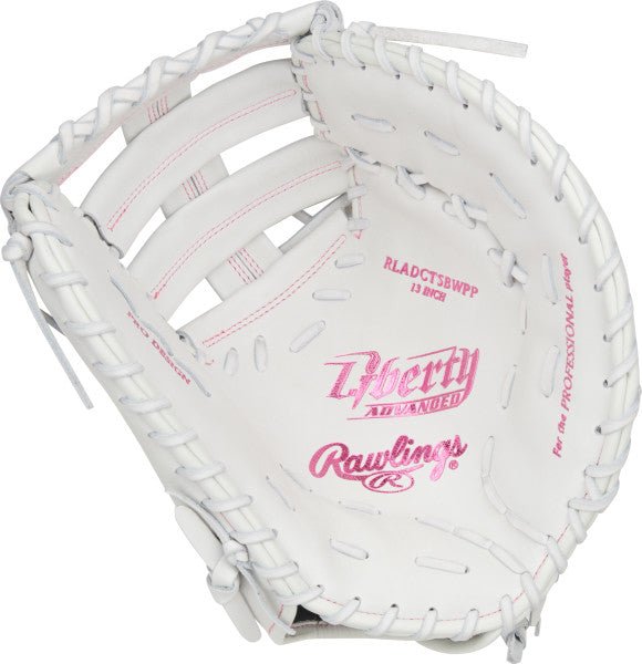 Rawlings Liberty Advanced 13" Fastpitch Softball First Base Mitt RLADCTSBWP - SPC