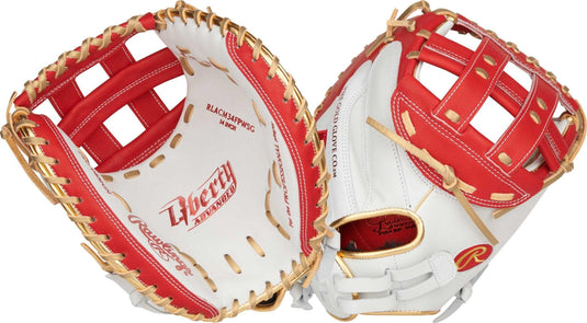 Rawlings Liberty Advanced 34" Colorsync 4.0 Fastpitch Softball Catcher's Mitt RLACM34FPWSG - SPC