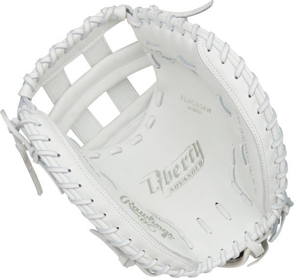 Rawlings Liberty Advanced 34" Fastpitch Softball Catcher's Mitt RLACM34W - SPC