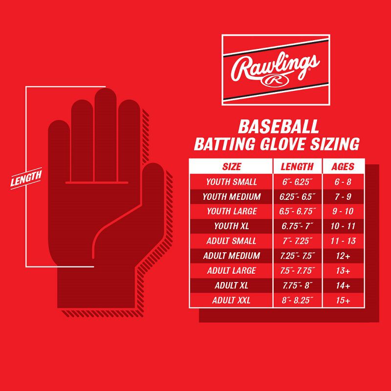 Rawlings Workhorse Compression Strap Batting Gloves WH25CBG - SPC