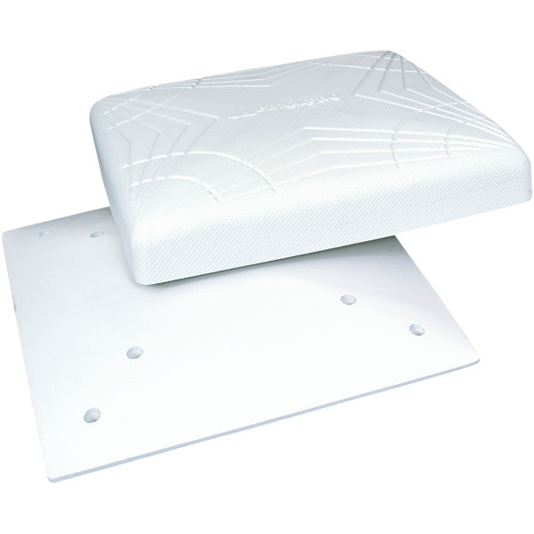 Champro-Dislodging-Base-Set-B072S-15-Inch-Baseball-Softball-Safety-Base-Three-Pack-White-Front-View