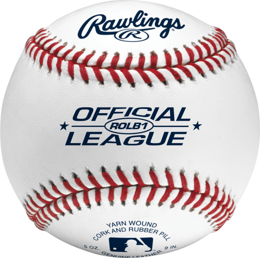 Rawlings Official League Leather Baseball ROLB1