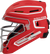 Rawlings-Mach-Matte-2-Tone-CHMCHS-Senior-Hockey-Style-Catchers-Helmet-Scarlet-White-Front-View