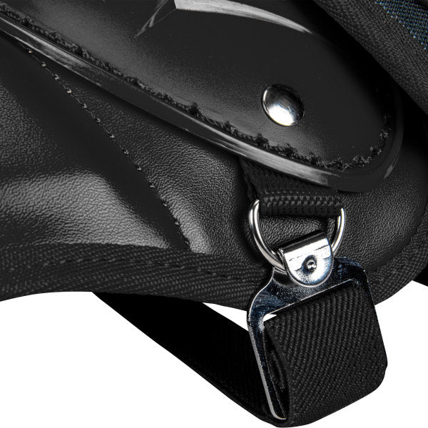 Champro-Optimus-Pro-Adult-Leg-Guard-CG181-Black-Pair-Front-View