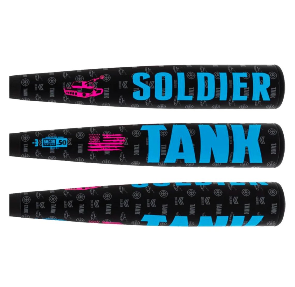 Soldier Tank 2 - Piece - 3 BBCOR Baseball Bat - SPC