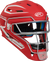 Rawlings-Mach-Matte-2-Tone-CHMCHS-Senior-Hockey-Style-Catchers-Helmet-Scarlet-White-Front-View