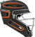 Rawlings-VELO-2.0-CHV27S-Matte-Senior-Catchers-Helmet-Black-Orange-Front-View