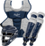 Rawlings-VELO-2.0-CSV2Y-Youth-Catchers-Set-Helmet-Chest-Protector-Leg-Guards-Navy-White-Front-View