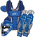 Rawlings-Renegade-R2CSY-Youth-Catchers-Set-Helmet-Chest-Protector-Leg-Guards-Royal-Silver-Front-View
