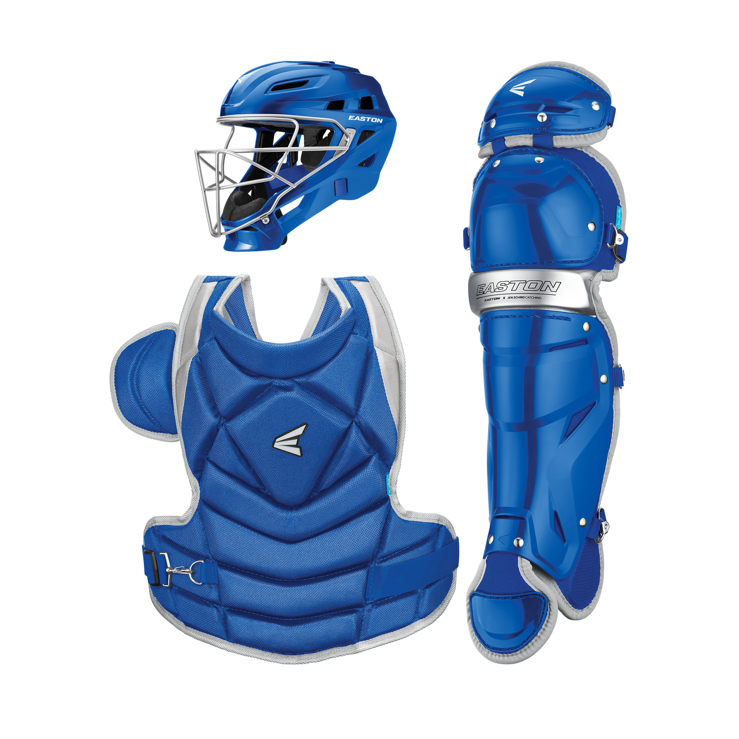 Easton-Jen-Schro-The-Fundamental-JSFUNDKITM-Medium-Fastpitch-Catchers-Box-Set-Royal-Front-View