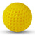 Champro-Dimple-Mold-Soft-Baseball-Gold-CBB-58-Jugs-Machine-Pitching-Practice-Front-View