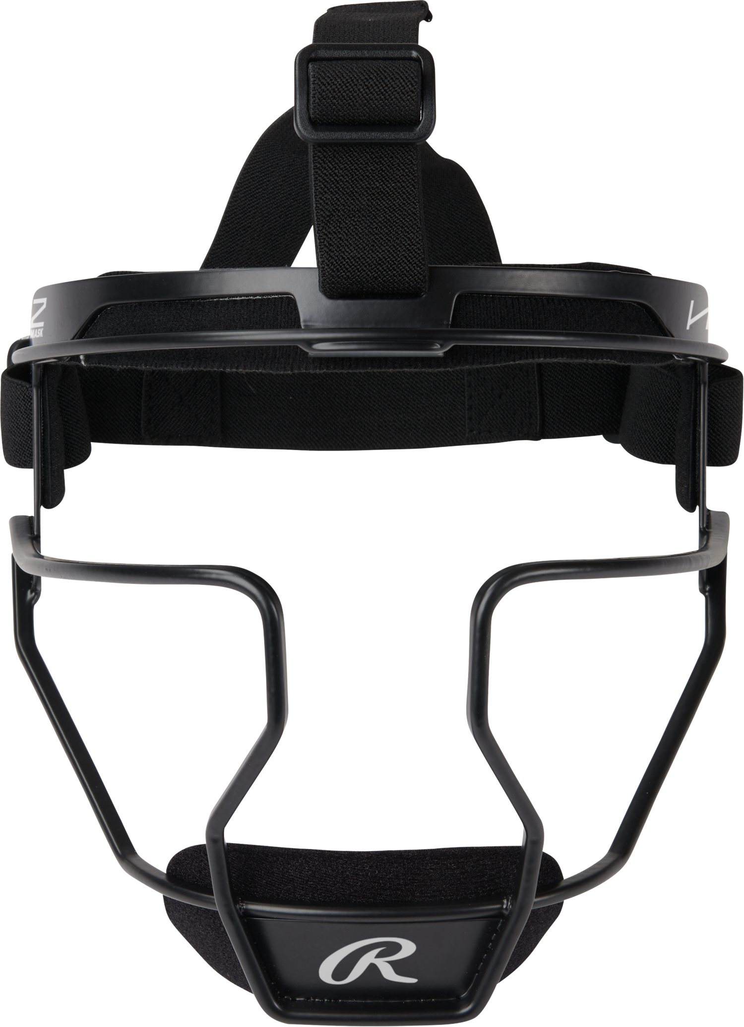 Rawlings-Hi-Viz-RSBFMV-Adult-Softball-Fielders-Mask-Black-Front-View