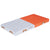 Champro-Double-First-Base-B016-15x30x3-Quilted-White-Orange-Baseball-Softball-Front-View