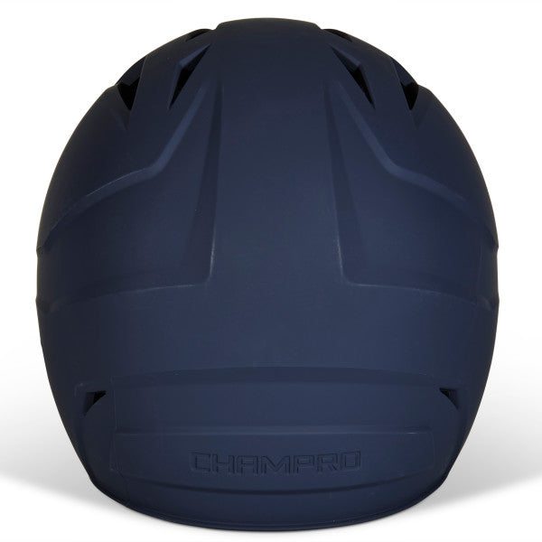 Champro-HX-Rise-Fastpitch-Junior-Batting-Helmet-Facemask-HXFPM-Navy-Front-View