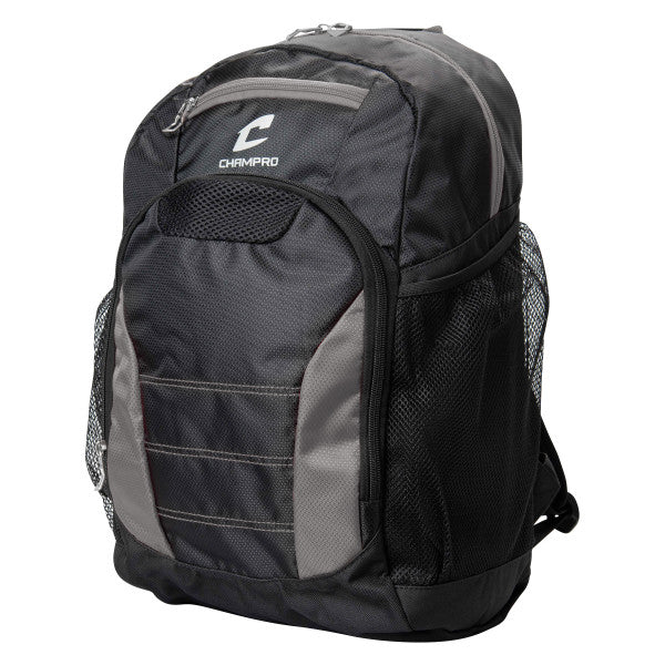 Champro-Competition-Backpack-E83-Grey-Front-View