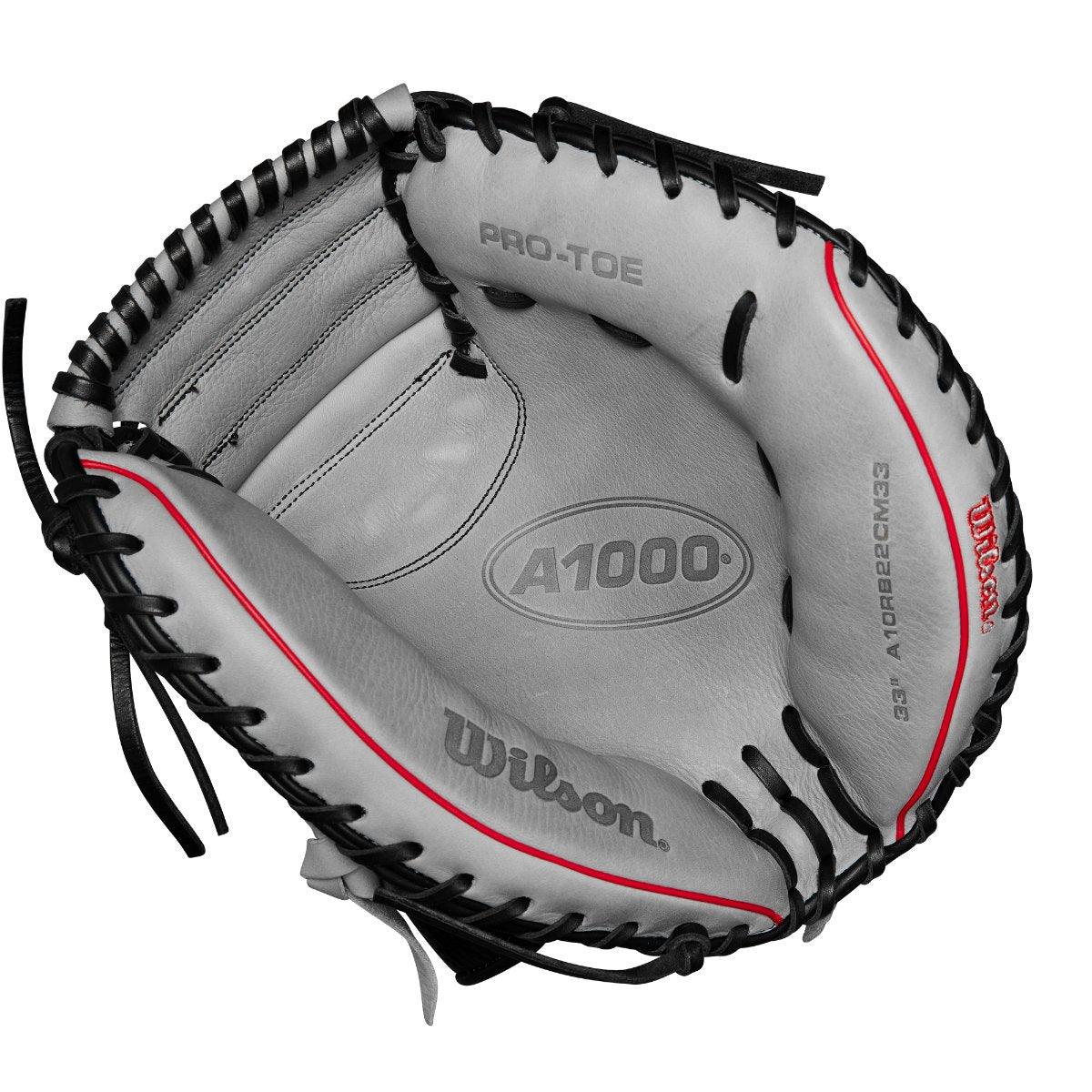 Wilson A1000 33" CM33 Baseball Catcher's Mitt WBW10145433 - SPC