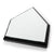 Champro-Professional-Home-Plate-B035-Official-Size-All-Rubber-Wooden-Bottom-Baseball-Softball-White-Front-View