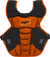 Rawlings-VELO-2.0-CPV2N-Adult-17-Inch-Catchers-Chest-Protector-Black-Orange-Front-View