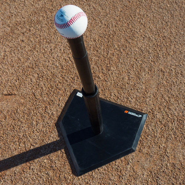 Champro-Heavy-Duty-Rubber-Batting-Tee-Waffle-Bottom-B050I-Baseball-Softball-Training-Front-View